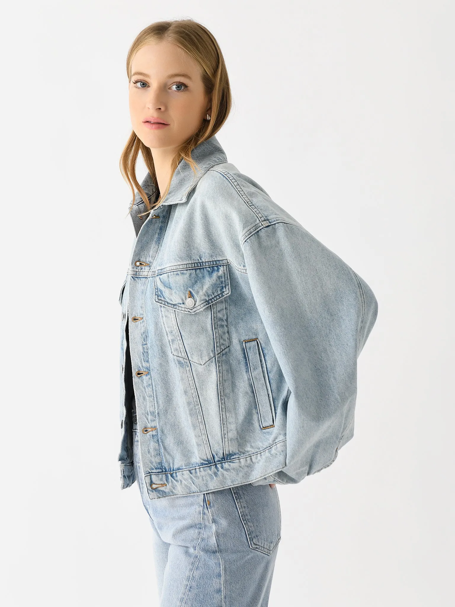 Agolde Women's Dalton Balloon Denim Jacket
