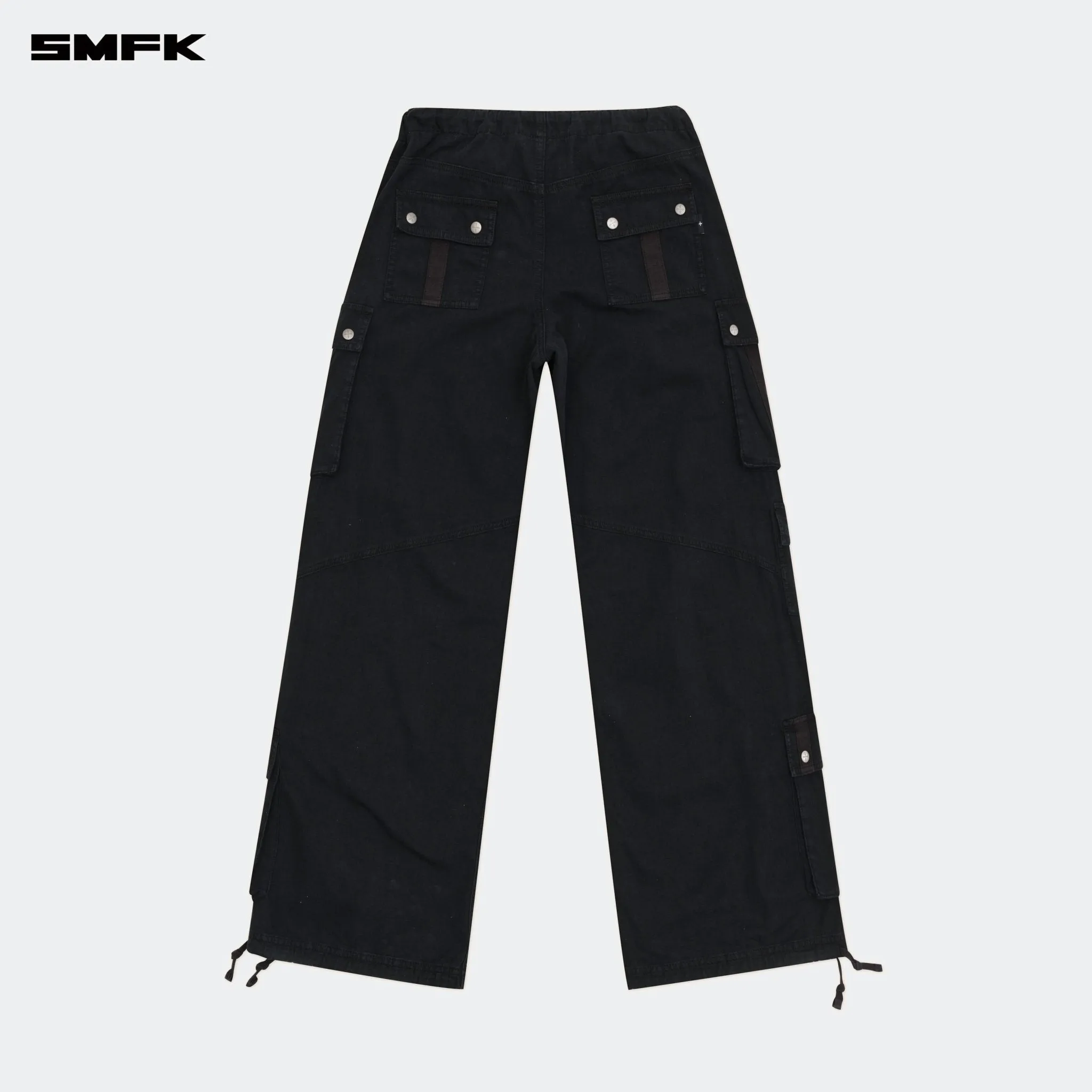 Compass Cyber Tarpan Retro Paratrooper Pants Black