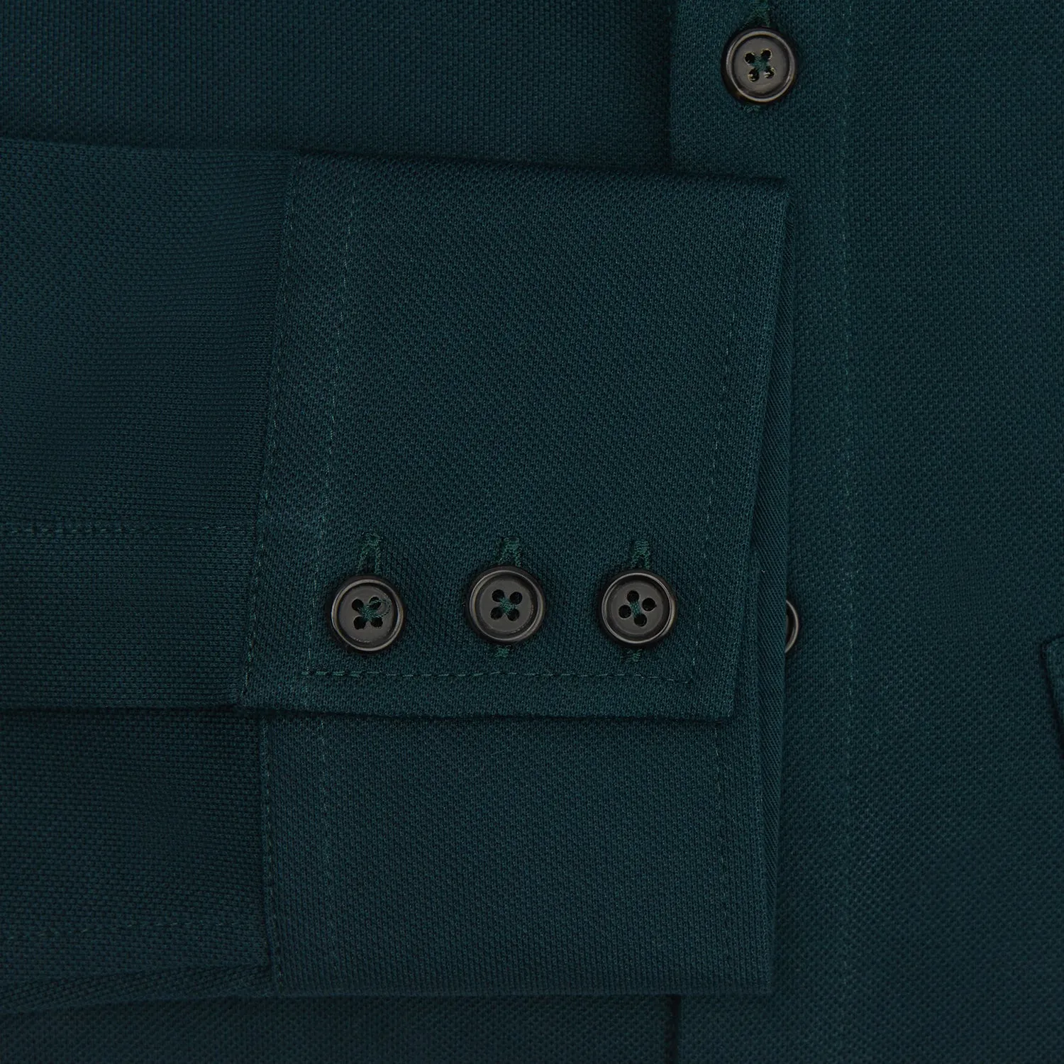 Dark Green Pique Shirt