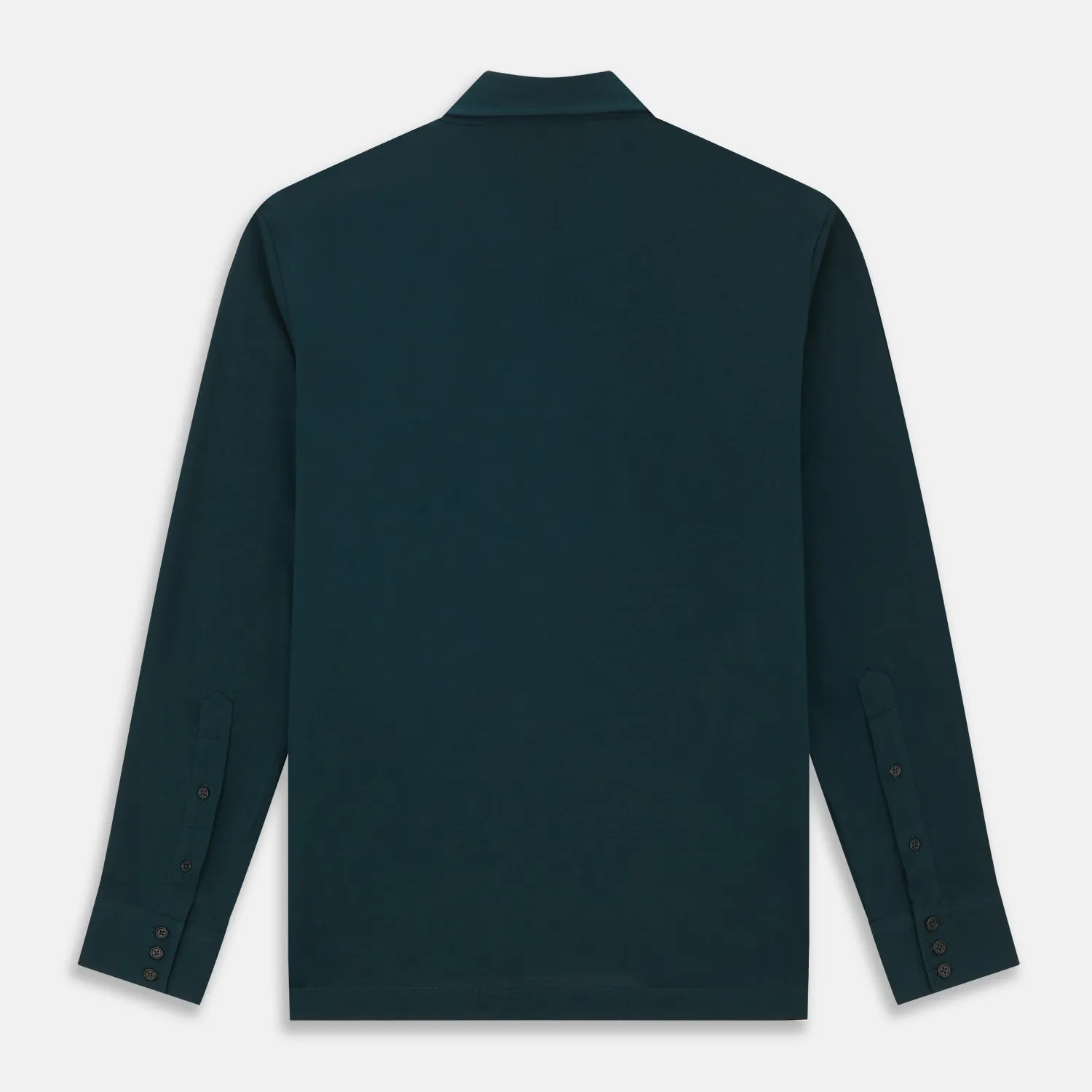Dark Green Pique Shirt