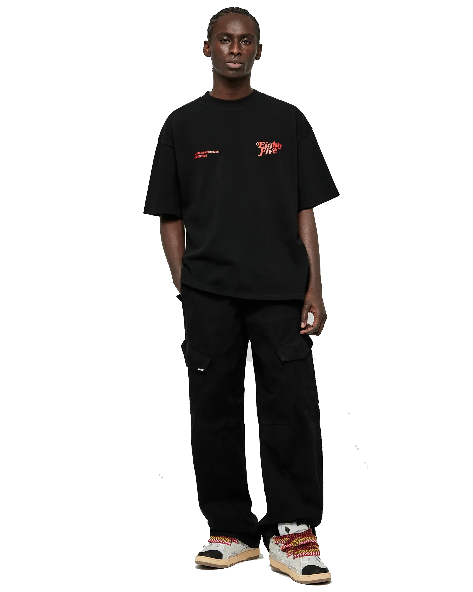 EightyFive Wide Cargo Pants black (Parachute Pants V2)