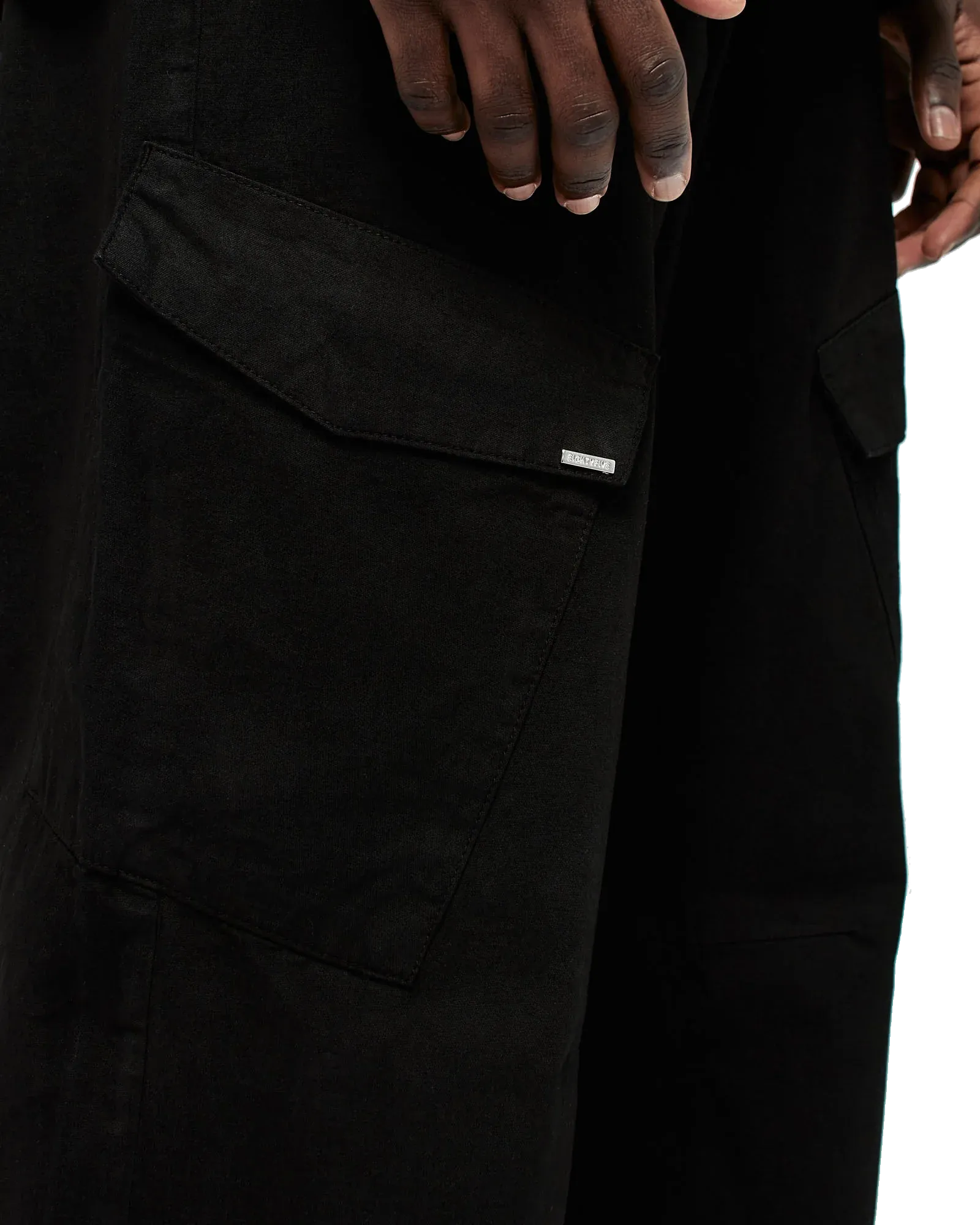 EightyFive Wide Cargo Pants black (Parachute Pants V2)