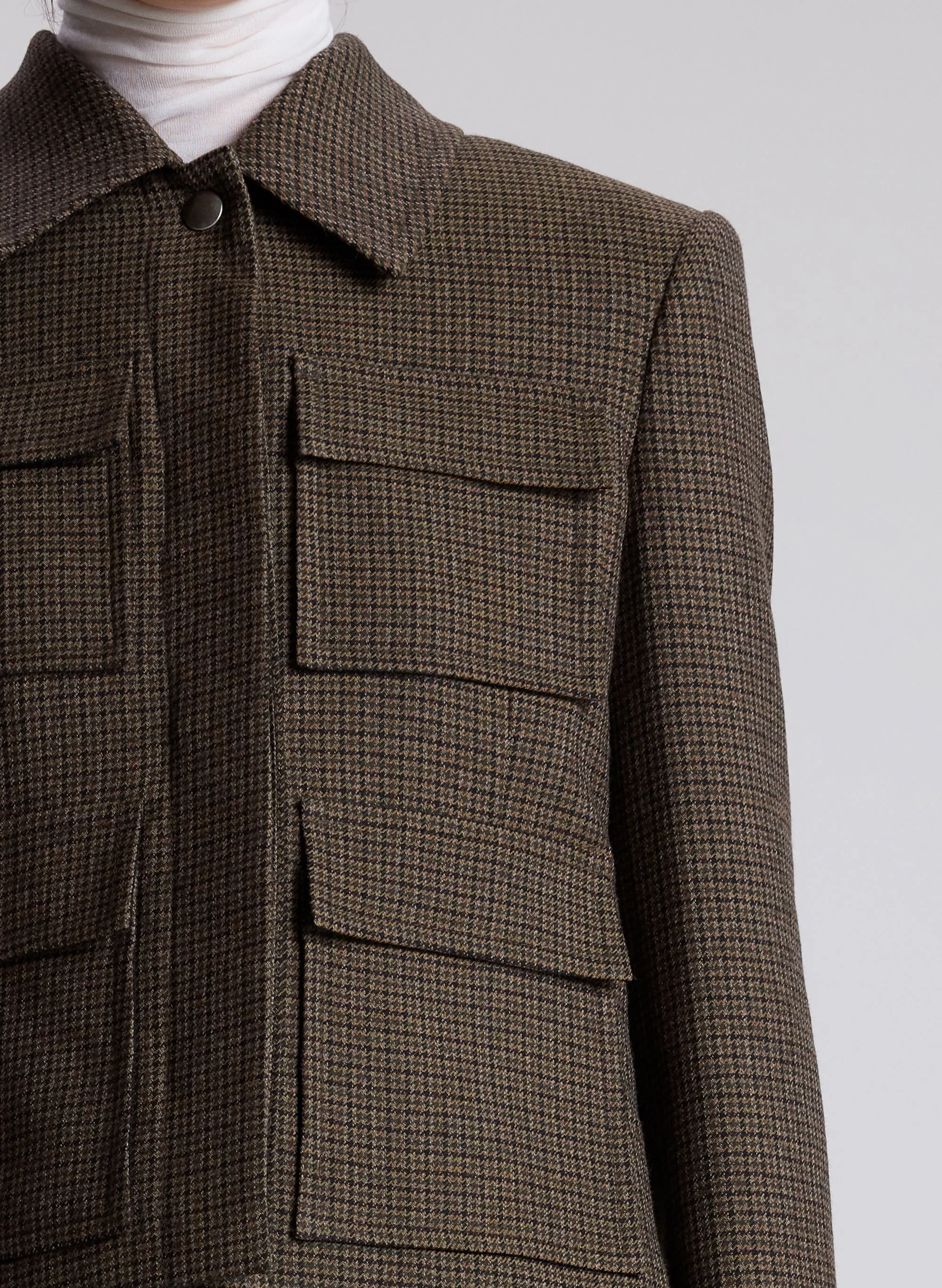 Jamie Mini Houndstooth Jacket