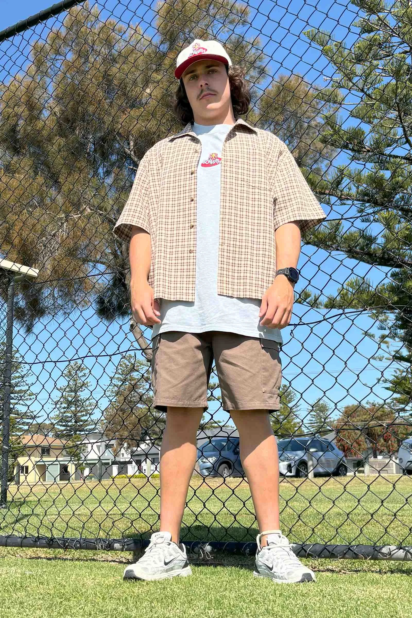 Logo Cargo Shorts Brown