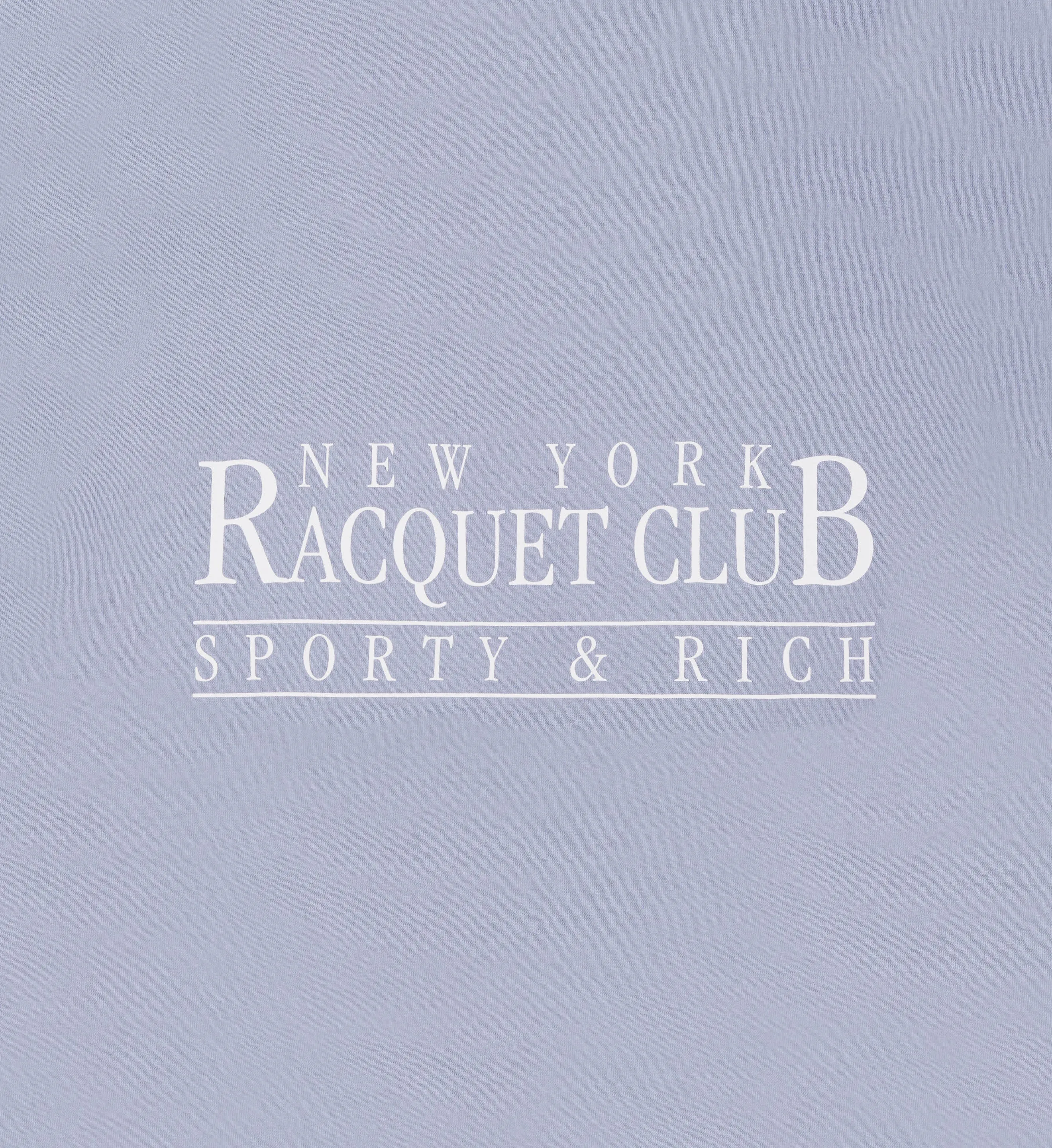 NY Racquet Club Polo - Washed Periwinkle/White