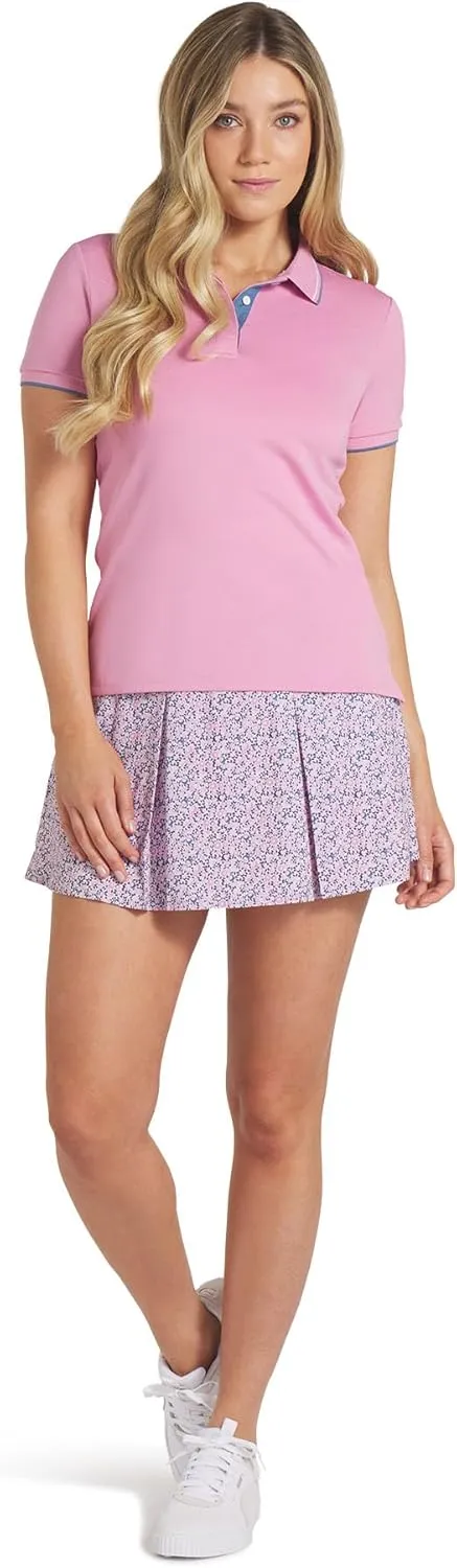 PUMA Women's Pique Tipped Ss Polo
