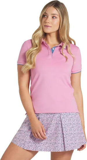 PUMA Women's Pique Tipped Ss Polo
