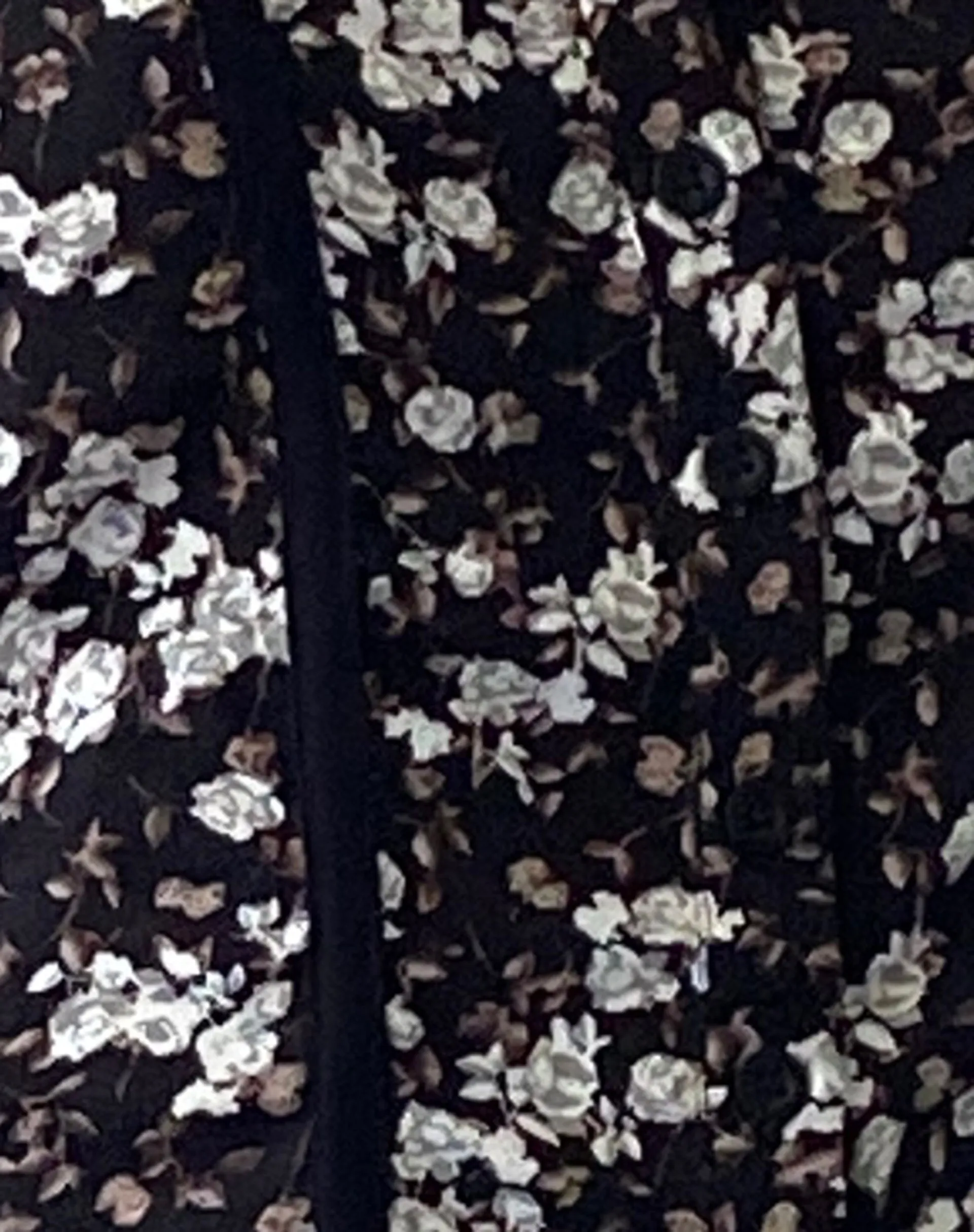Teres Button Through Top in Dark Wild Flower