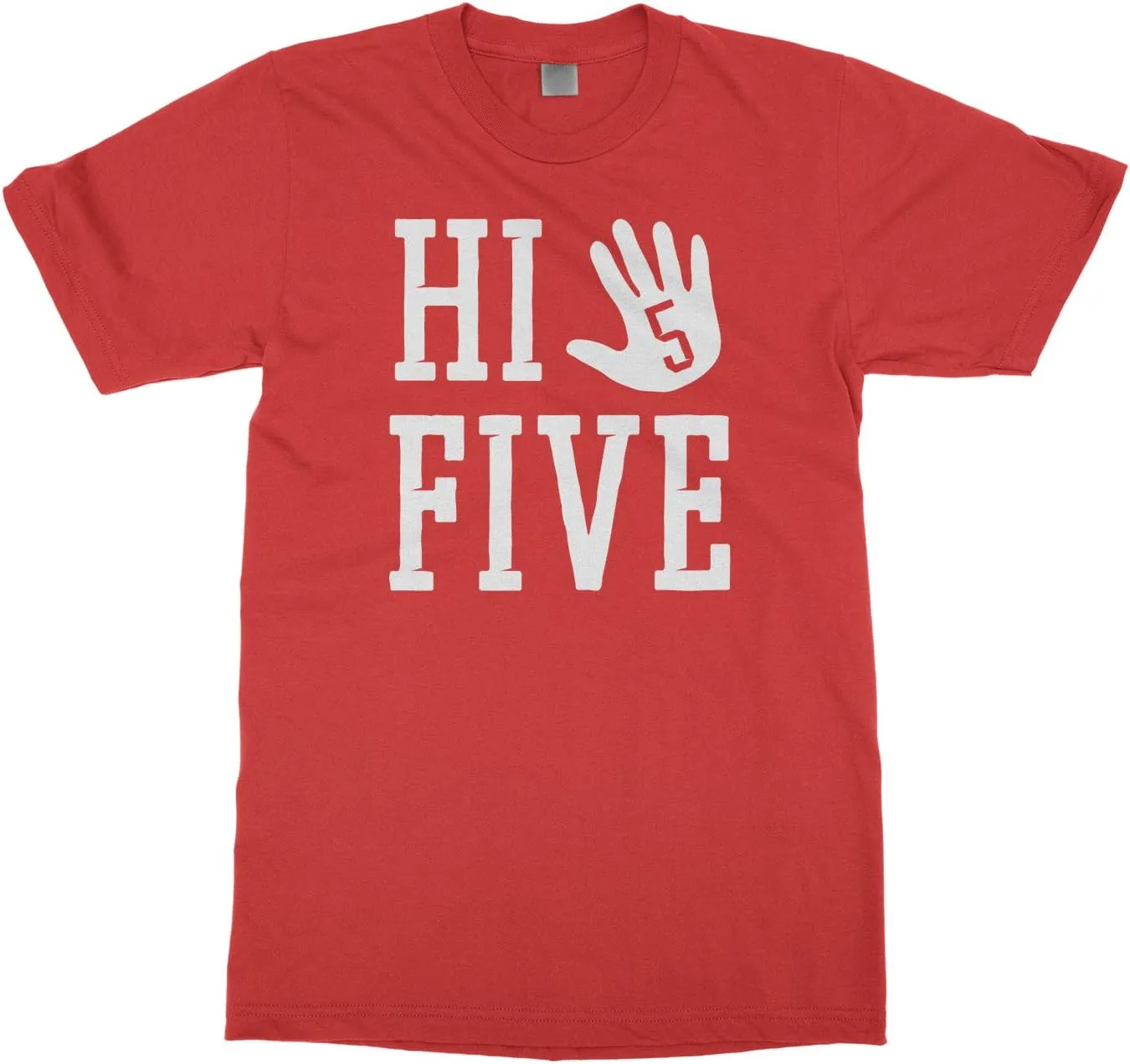 Threadrock Kids Hi Five 5th Birthday Toddler T-Shirt