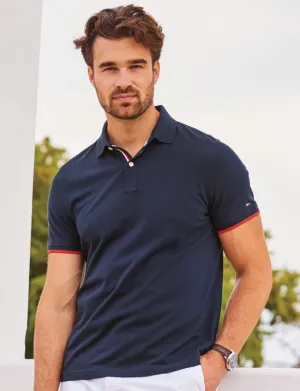 Tommy Hilfiger - Sanders Tipped Cotton Piqué Sport Shirt
