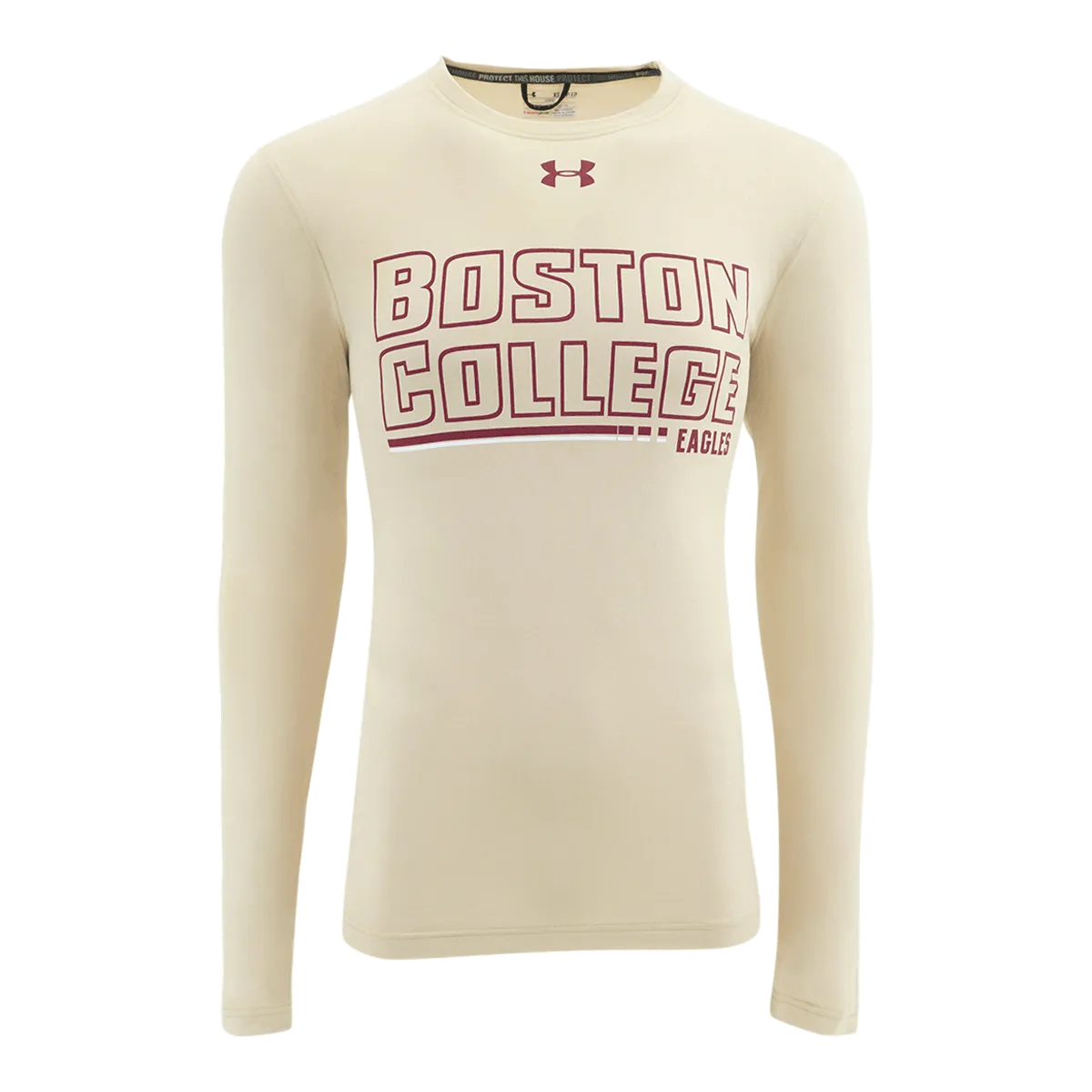 Under Armour Men's Heatgear Boston College Eagles L/S T-Shirt