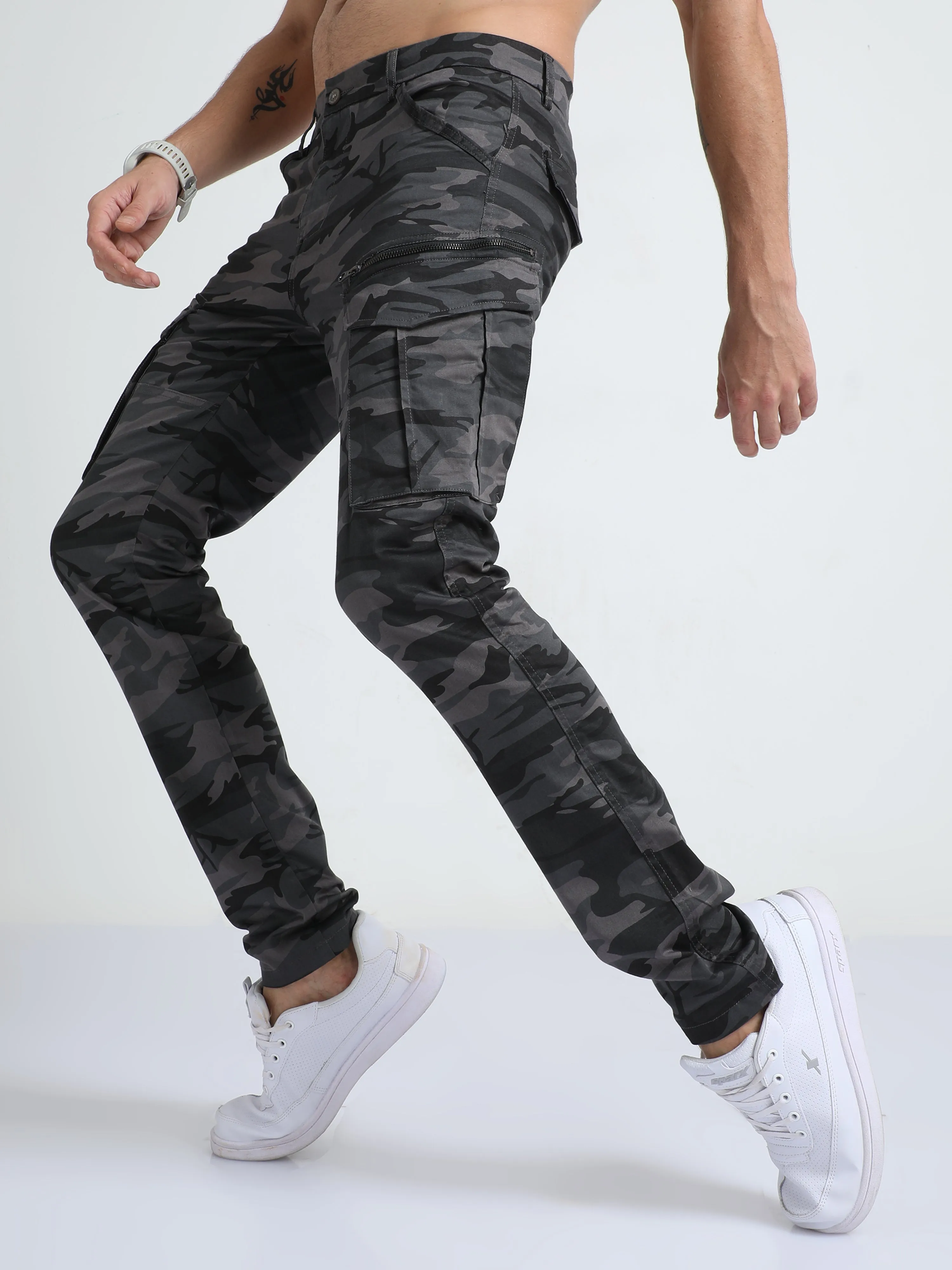 Utility Grey Camo Cargo Pant