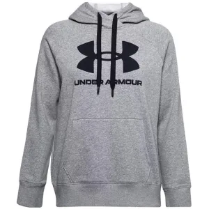 Women's Under Armour Rival Fleece Logo Hoodie Grey 1356318 035